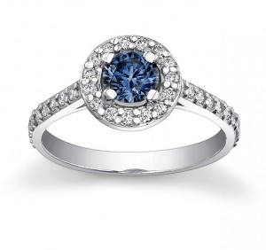 blue garnet ring