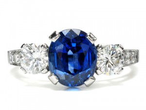 blue sapphire ring tiffany