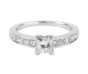 cut diamond ring