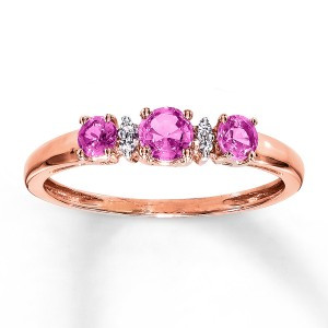 pink saphhire ring