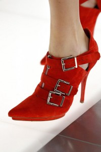 red pointed toe