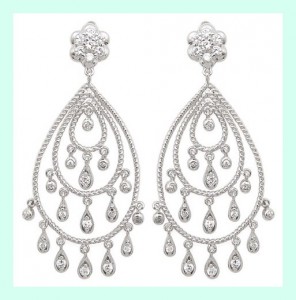 silver earrings