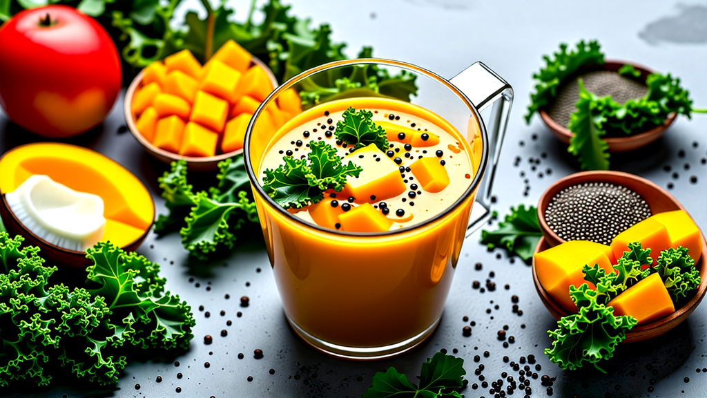 Mango-Kale Superfood Smoothie Mango-Kale Superfood Smoothie