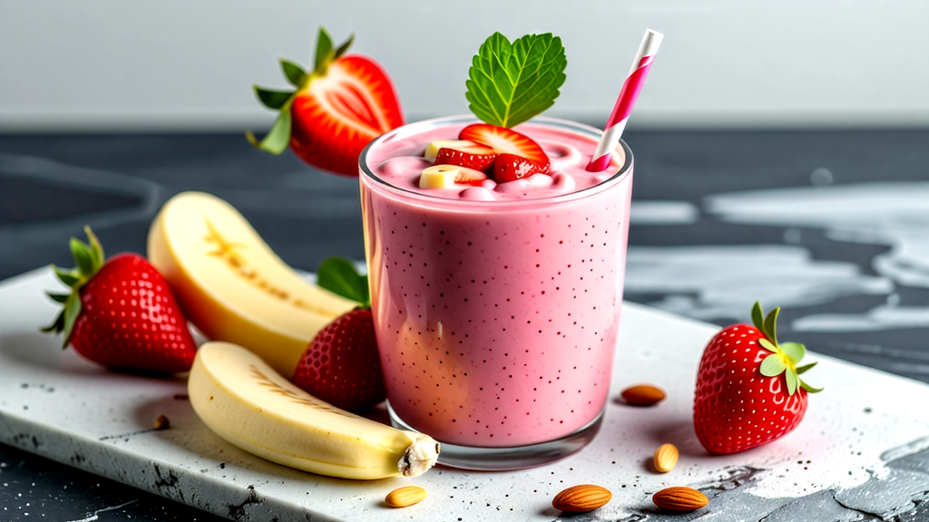 Strawberry-Banana Protein Blast Strawberry-Banana Protein Blast