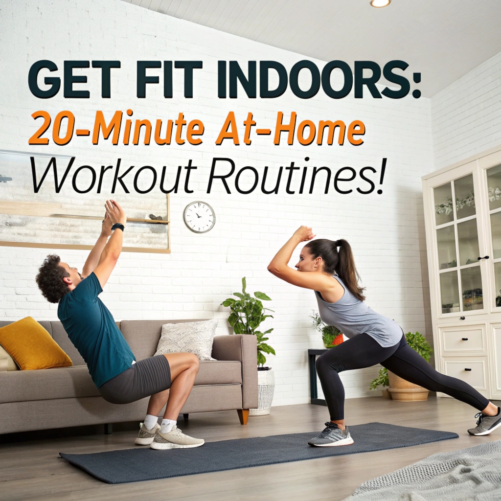 20 Minute At-Home Workout Routines to Get Fit Indoors