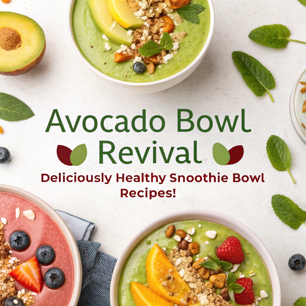 Avocado Bowl Revival: Deliciously Healthy Smoothie Bowl Recipes for a Fresh 2025