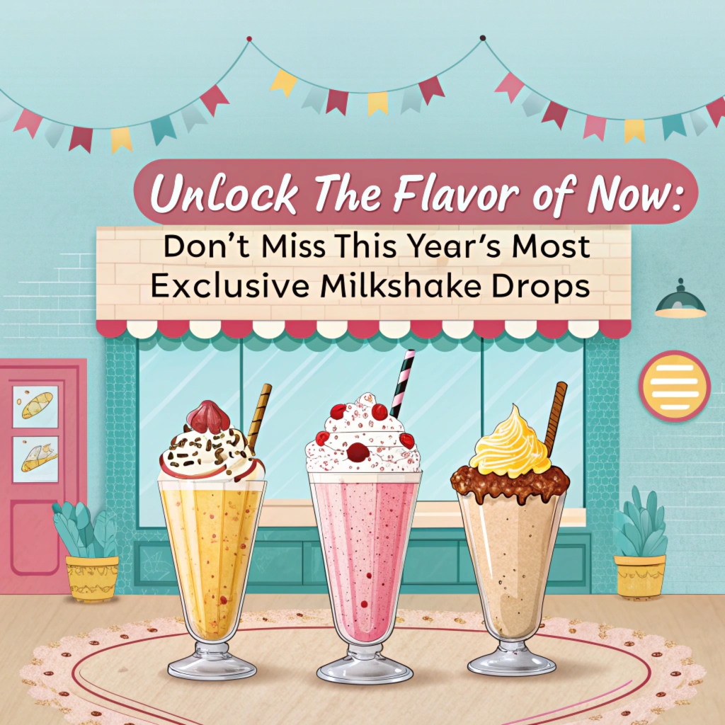 Unlock the Flavor of Now: Don’t Miss This Year’s Most Exclusive Milkshake Drops