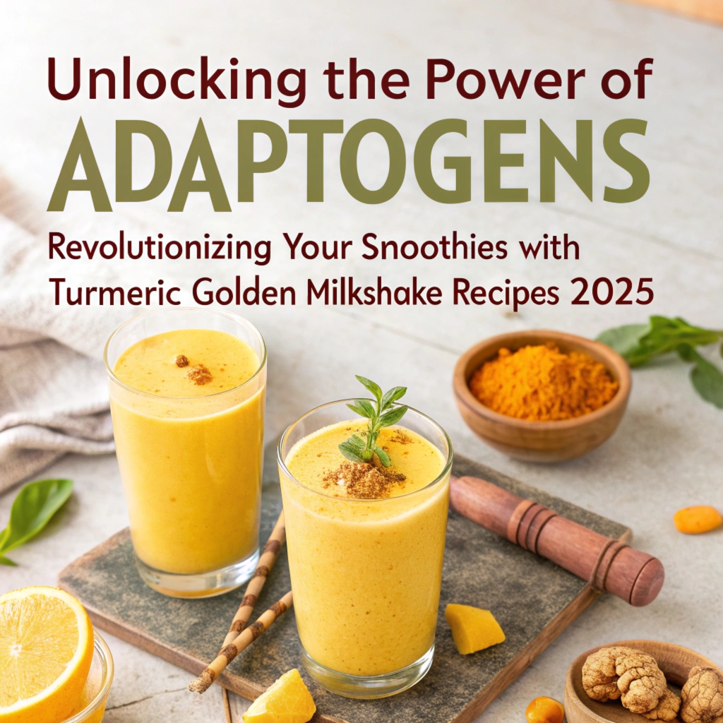 Unlocking the Power of Adaptogens: Revolutionizing Your Smoothies with Turmeric Golden Milkshake Recipes 2025