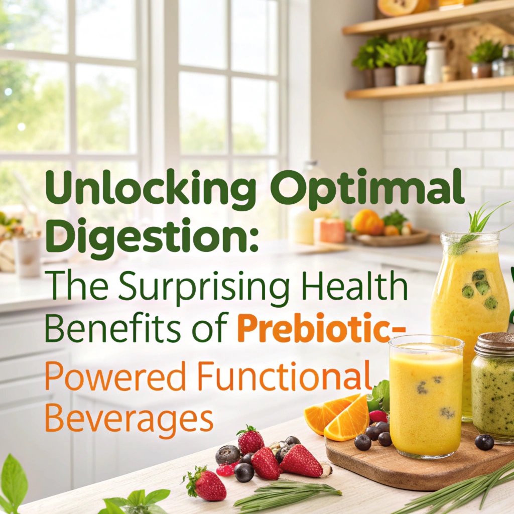 Unlocking Optimal Digestion: The Surprising Health Benefits of Prebiotic-Powered Functional Beverages