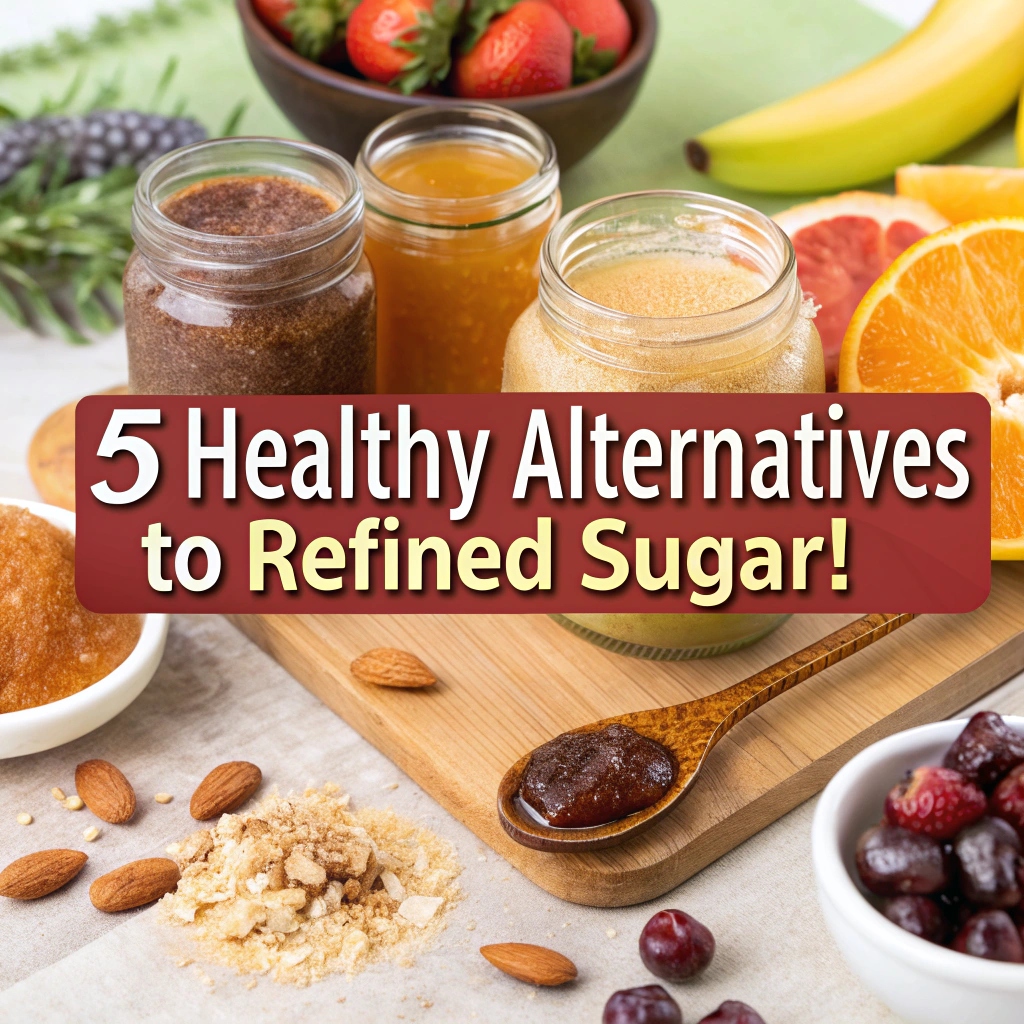 5 Healthy Alternatives to Refined Sugar Found in Your Favorite Foods and Drinks Today!