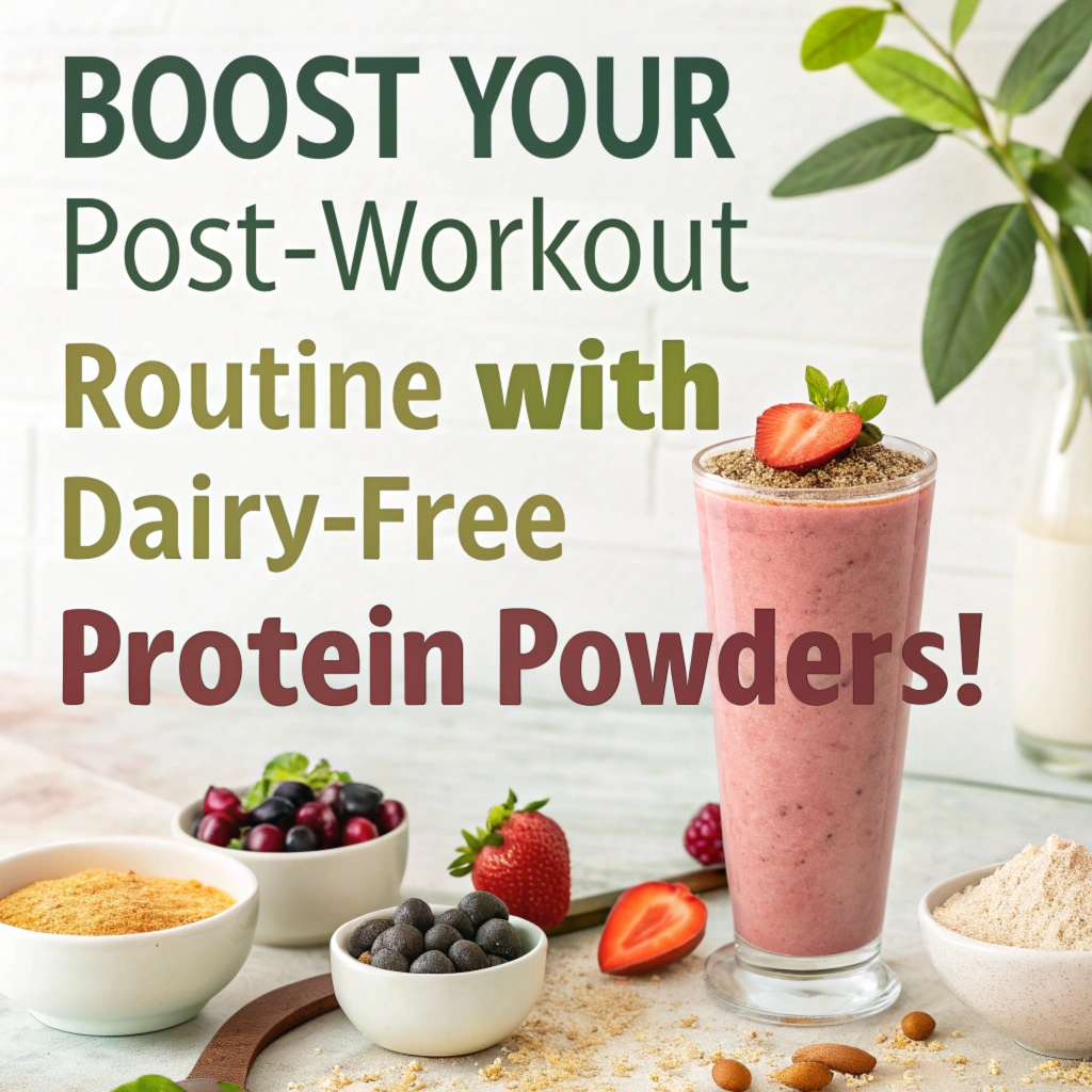 Boost Your Post-Workout Routine with Dairy-Free Protein Powder: Exploring Alternatives to Whey for Plant-Based High-Protein Milkshakes from Soy Milks