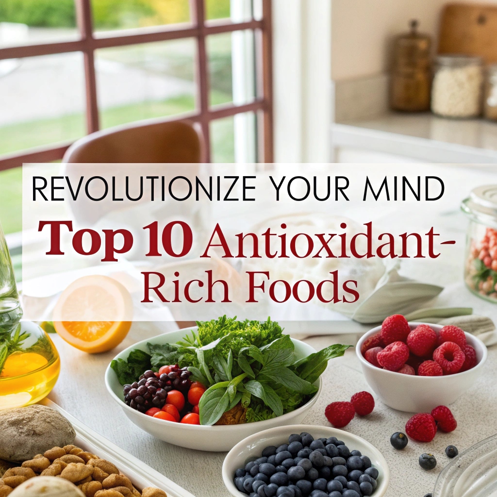 Revolutionize Your Mind with Nutrient-Packed Foods: Unlocking Cognitive Health through Powerhouses of Nature’s Own Medicine: The Top 10 Antioxidant-Rich Foods to Eat for a Sharp Mind 