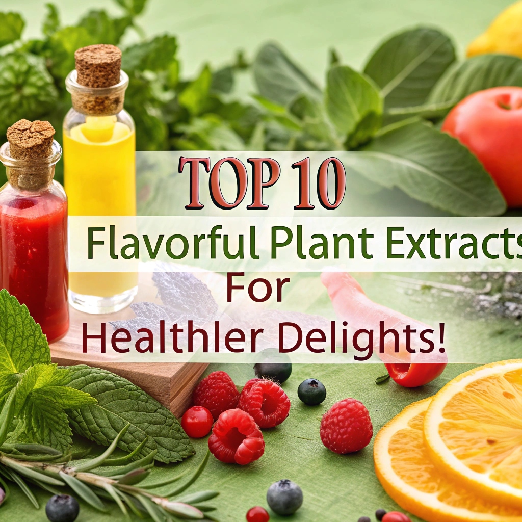 Top 10 Flavorful Plant Extracts for Healthier Delights