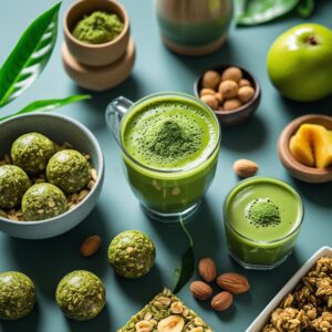 Matcha-Infused Superfood Snacks