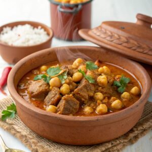 Chana Masala with lamb