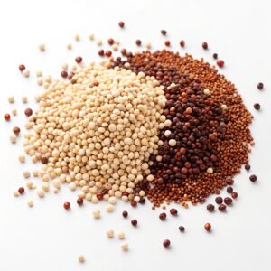 A photo of quinoa grains